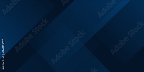 Abstract background gradient dark navy blue banner simple abstract