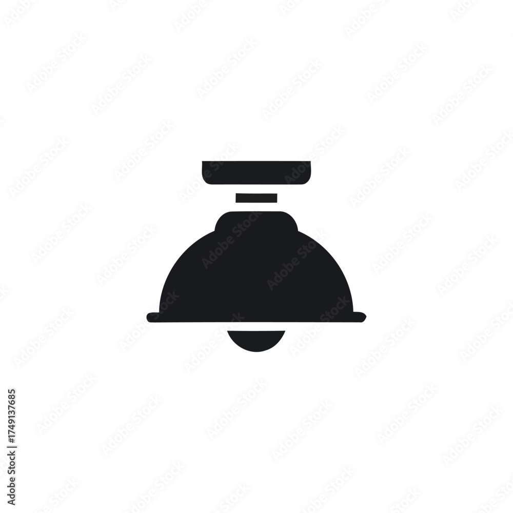 Obraz premium Smart Lamp Icons - Connected Lighting and Intelligent Home Device Symbols