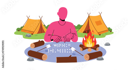 Campfire Stories And Marshmallow Fun Under The Stars