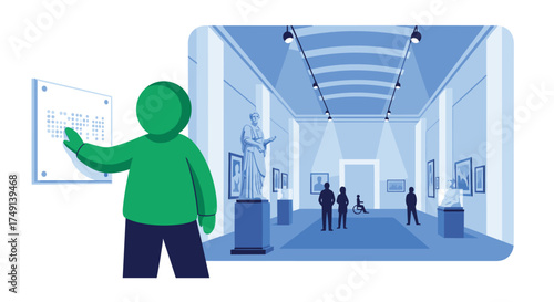 Exploring Art and Culture in Public Museums and Galleries with Accessible Features