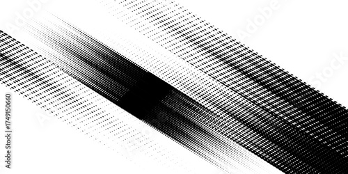 Glitch distorted grunge layer . Noise destroyed texture . Trendy defect error shapes . Overlay grunge texture . Distressed effect .Vector shapes with a halftone dots screen print texture