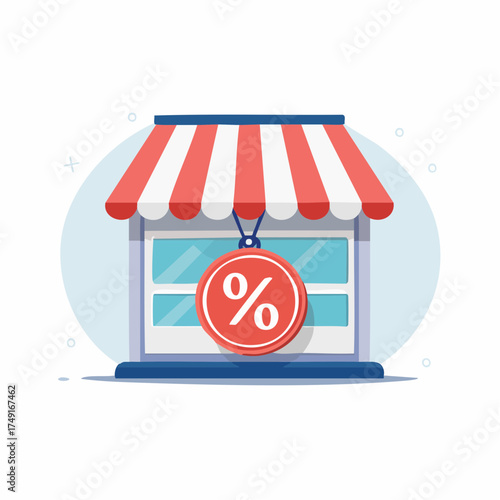 Online Store Discount with Percentage Tag -  E-commerce Promotions