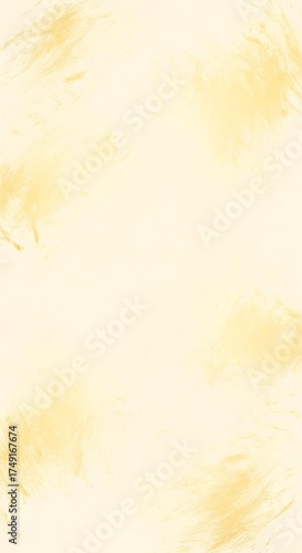 Subtle Cream Abstract Texture with Soft Brushstrokes and Muted Golden Tones