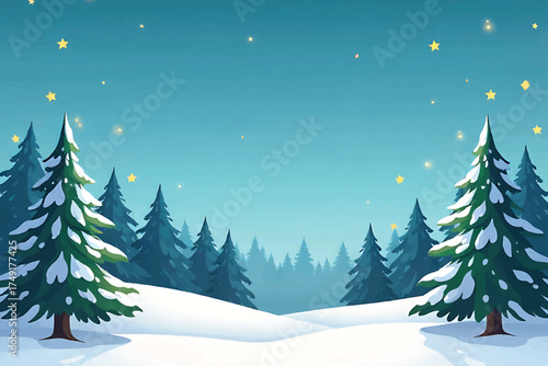 Christmas & Winter vector Background