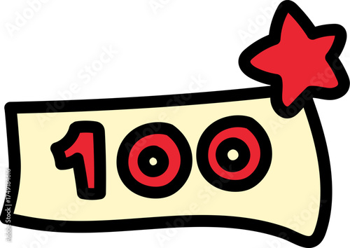 100점