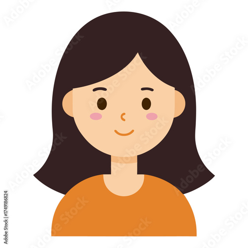 girl with long hair