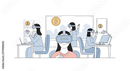 Students Immersed in Virtual Reality Learning Environment for Metaverse Education and Future Technology