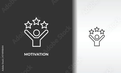 Motivation Vector, Icon Or Logo Sign Isolated Symbol Illustration