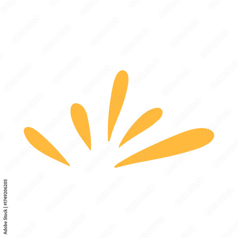 Obraz premium Simple Dynamic Burst Effect