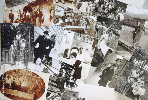COLLAGE DI FOTO ANTICHE