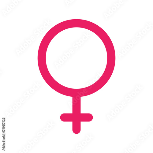 female gender flat icon