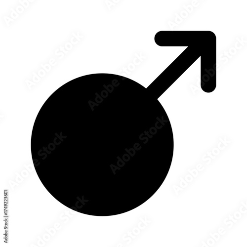 male gender glyph icon