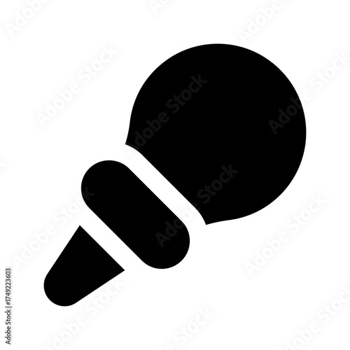 nasal aspirator glyph icon