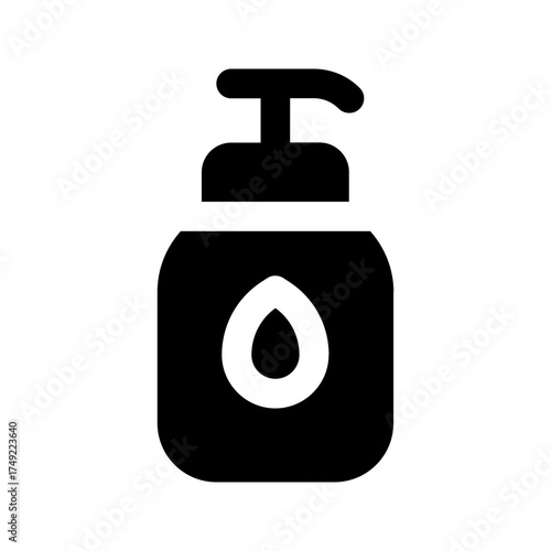 shampoo glyph icon