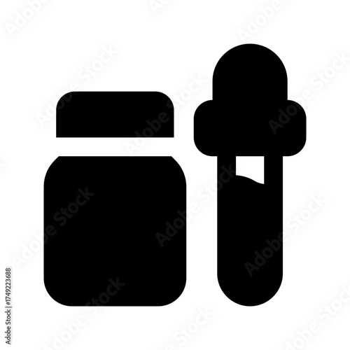 vitamin glyph icon
