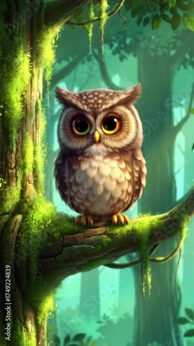 owl on tree