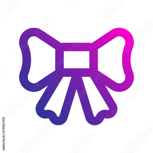 bow tie gradient icon