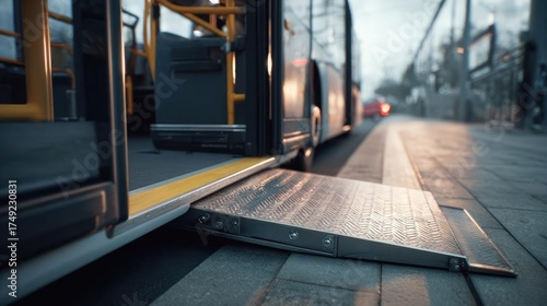 Accessibility Ramp on Public Bus