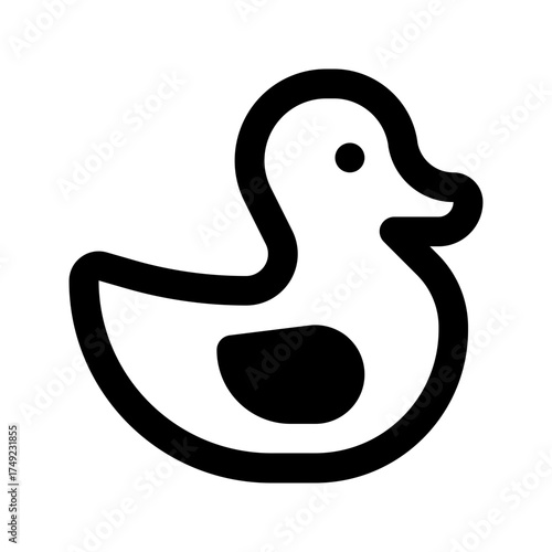 duck line icon