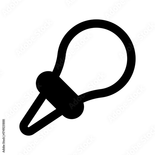 nasal aspirator line icon