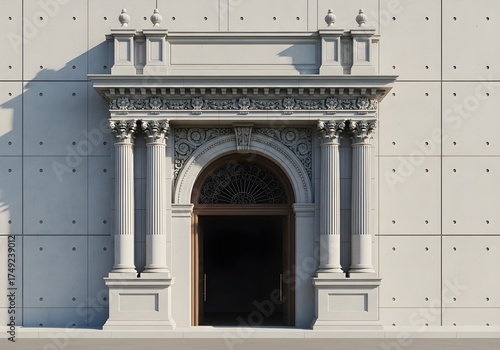 Wallpaper Mural Grand Colonial Building Entrance Torontodigital.ca