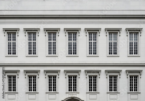 Wallpaper Mural Symmetrical Colonial Facade on Concrete Torontodigital.ca