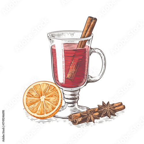 Engraved Mulled Wine