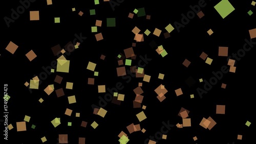 Colourful abstract digital gradient background animation in 4k  
