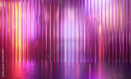 Purple Glass Texture with Light Reflections – Modern Abstract Background