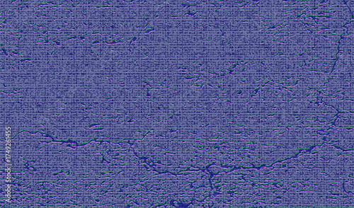 Glitch distortion texture with digital scan lines in purple green and blue. Abstract cyber error effect background for technology design template