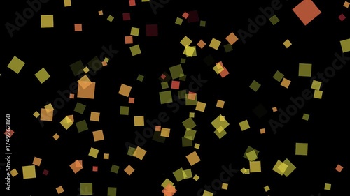 Colourful abstract digital gradient background animation in 4k  

