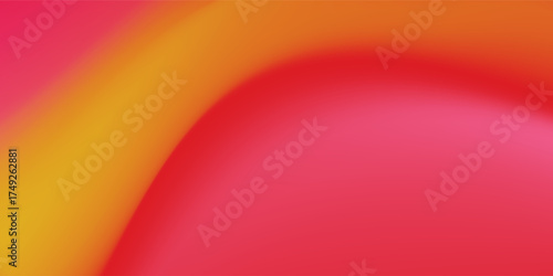 Vector  gradient red orange yellow color schemes texture background