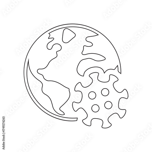 Coronavirus Pandemic Icon