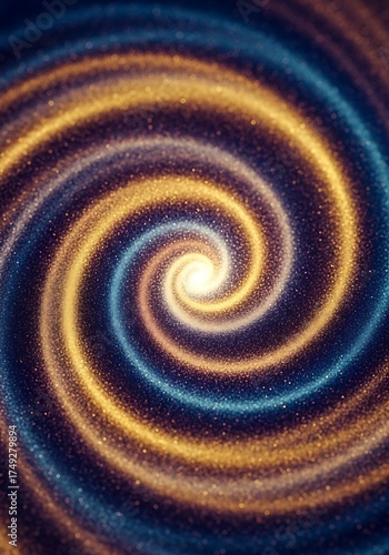 Nebulaic whirlpool forming a cosmic celestial phenomenon concept art