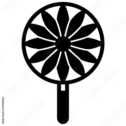 fan turbine vector illustration