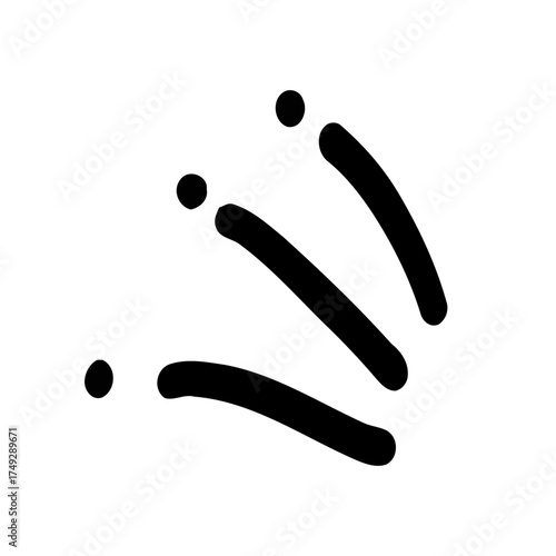 set of black and white icons, set of hand drawn ink splashes, set of hand drawn arrows
