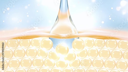  Layers of skin Drop a lotion or cream or serum. Onto the skin to add moisture And protect the skin from 3d sunlight
