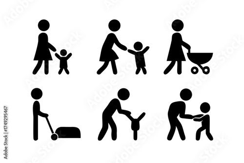 Illustration of family activities