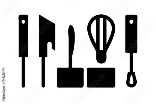 Kitchen utensils for cooking and baking needs