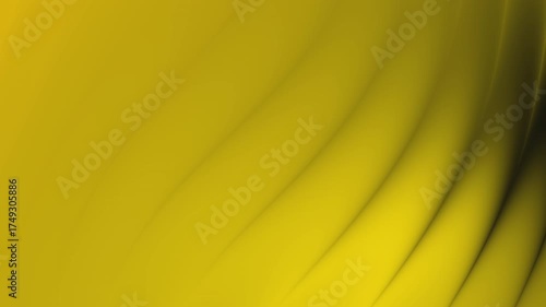 Creative abstract design with yellow background and dark curved lines ideal for modern graphic design projects, presentations, and web backgrounds.