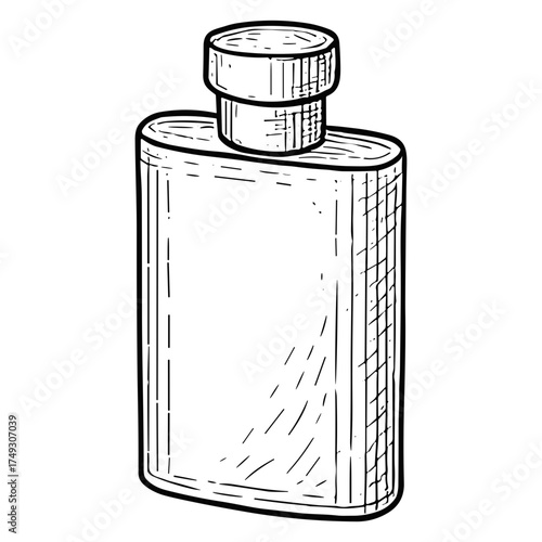 Plain Hip Flask 3
