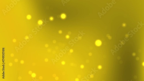 Golden yellow background with glowing blurred light spots. Suitable for abstract backgrounds, lighting concepts, design projects, and artistic creations.