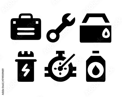 Illustration of tools and equipment