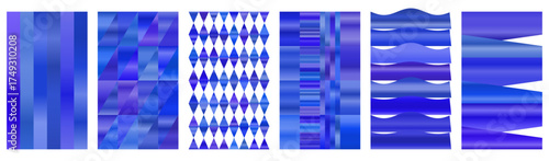 Blue gradient deep navy royal cobalt backgrounds, rich sapphire ocean sky texture collection for professional design, corporate posters, trustworthy graphics, and elegant art projects