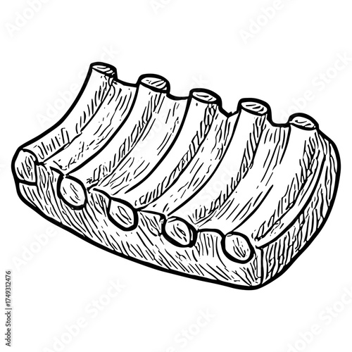 Roasted Rib Ends