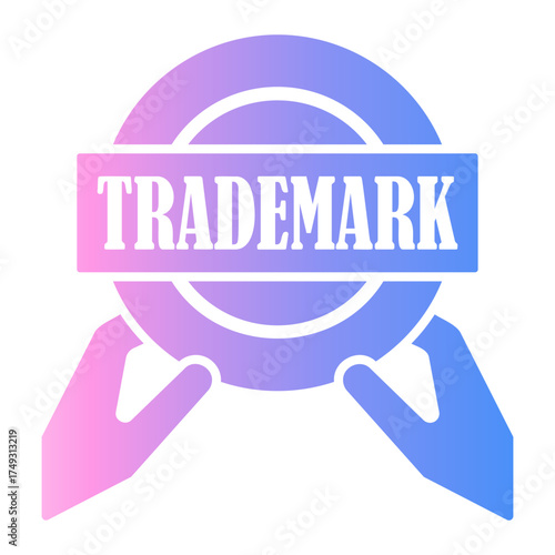 trademark Gradient icon