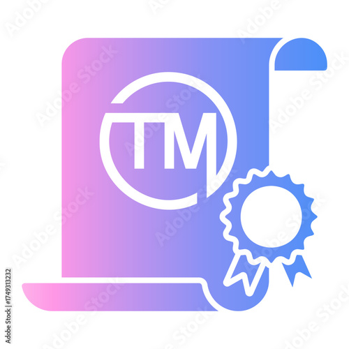 trademark Gradient icon