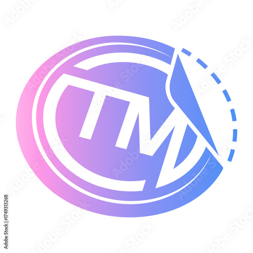 trademark Gradient icon