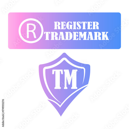 trademark Gradient icon
