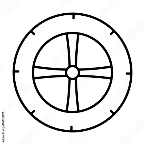 tyre line icon